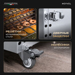 Превью картинка Сушилка для овощей и фруктов Дегидратор Meyvel MDH32-1S2 (Inox) #23