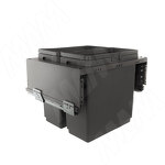 Превью картинка Vibo GLOBE 2.0 M60W Система сортировки и хранения, 2 емкости (33л+33л), креп. фасада, полн.выдв., плавн.закр., направл. Nova Pro, крышка-полка (PG2GME602SCGMRF) #3