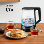 Превью картинка Чайник Weissgauff WK 1700 EcoGlass Nero #9