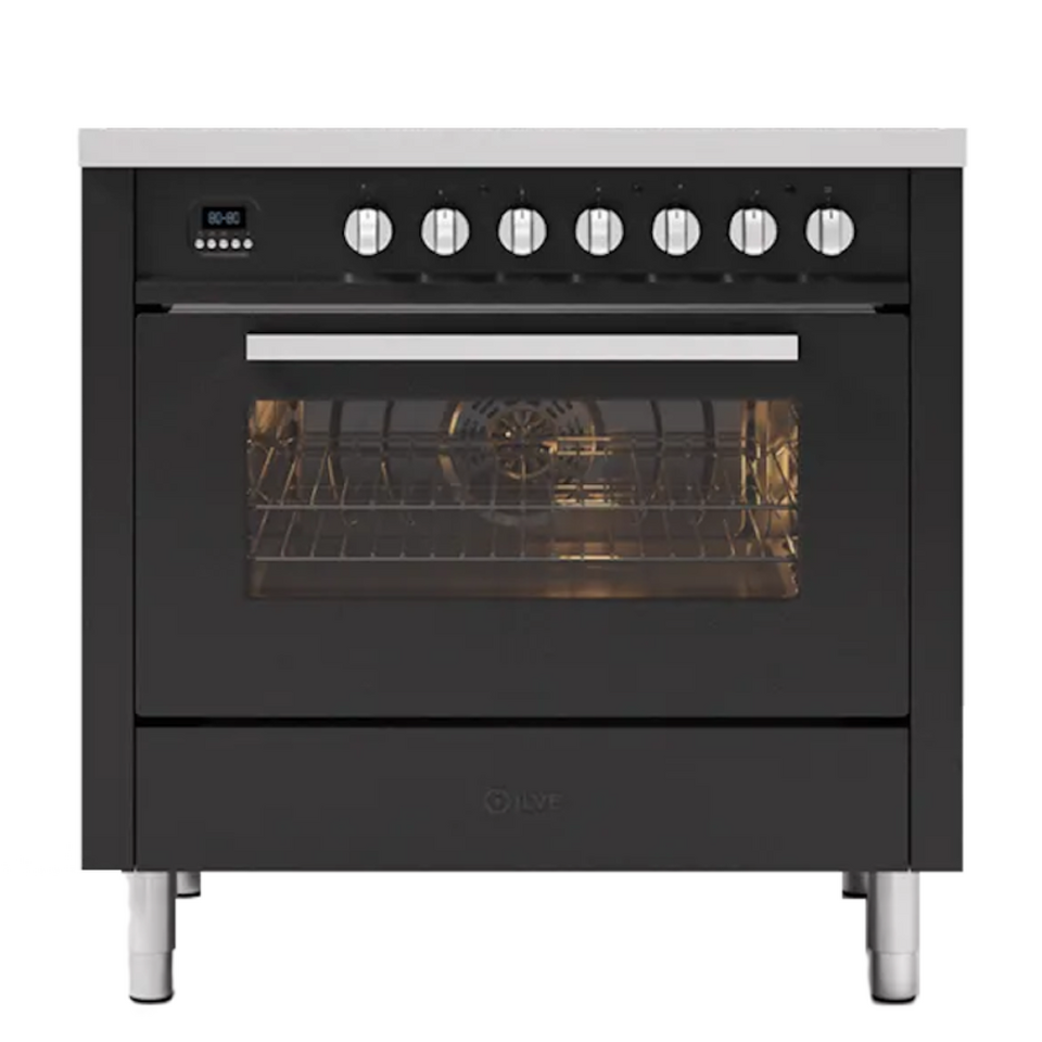 Фото Центр варочный ILVE Pro Line L09FWM3/MG матовый графит (фурн. сатинированная сталь)