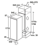 Превью картинка Морозильная камера встраиваемая Lex LBI177.4ID встраиваемая морозильная камера #6