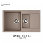 Превью картинка Гранитная мойка Omoikiri Daisen 86-2-SA Artgranit/бежевый #1