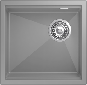 Картинка Rivelato LINO 454-R 1-чаш 450*440 grigio metallizzato