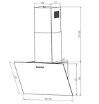 Превью картинка Наклонная вытяжка Weissgauff Sigma 50 Touch Black Glass #2