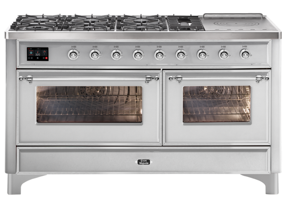 Фото Центр варочный ILVE M15SDNE3/SSC нержавеющая сталь (фурн. хром)