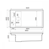Превью картинка Гранитная мойка Omoikiri Kinaru Pro 86-U/I-GB Artceramic/графит #2