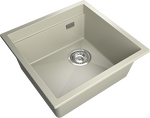 Превью картинка Гранитная мойка Rivelato LINO 454-R 1-чаш 450*440 topazio #2