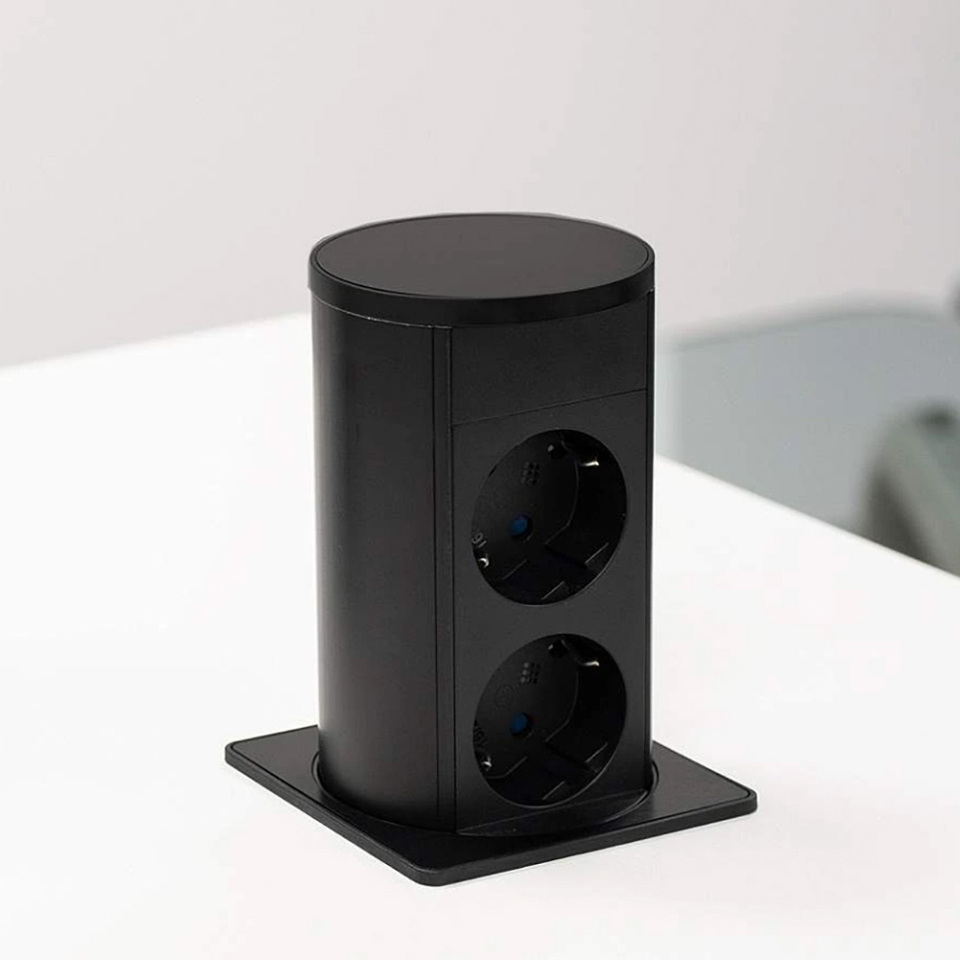 Фото ASA Розетка VERSALIFT, врезная, черный