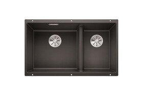 Картинка Blanсo SUBLINE 430/270-U SILGRANIT PuraDur антрацит c отв.арм. InFino