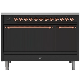 Картинка ILVE P12FQNE3/MGP матовый графит (фурн. медь)