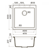 Превью картинка Гранитная мойка Omoikiri Bosen 47-CH Tetogranit/шампань #2