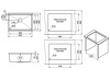 Превью картинка Металлическая мойка GRANULA KS-6045U, ГРАФИТ МАТОВЫЙ, стальная кухонная мойка KITCHEN SPACE #4