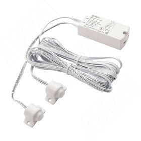 Картинка PULSE Выключатель инфракрасный (PIR) на движение, 2 датчика, белый, 220V, 250W (SW2-PIR-2WT)