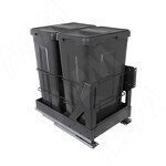 Превью картинка PULSE MOVEBOX F40 Система сортировки и хранения, платформа, 2 емкости (2x21), креп. фасада, полн.выдв., плавн.закр., графит (WRB402-42DGHFS) #1