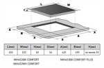 Превью картинка Индукционная варочная панель Meferi MIH453BK Comfort PLUS #12
