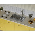 Превью картинка Металлическая мойка Omoikiri Taki 69-2-U/IF-R Side-LG нерж. сталь/светлое золото #2