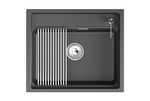 Превью картинка Кварцевая мойка GRANULA 6003i, ШВАРЦ #3