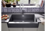 Превью картинка Гранитная мойка Blanсo VINTERA XL 9-UF SILGRANIT антрацит #2