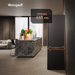Превью картинка Холодильник с нижней морозилкой Weissgauff WRK 2010 D Inverter NoFrost Black Soft Close #14