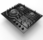 Превью картинка Газовая варочная панель Midea MG649TGB #3