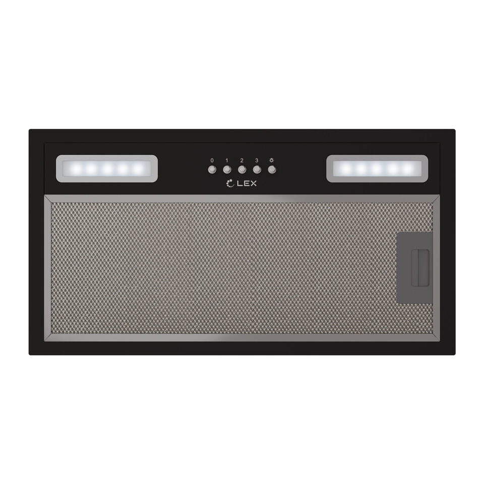 Фото Полновстраиваемая вытяжка Lex HYPER 600 Inverter BL воздухоочиститель