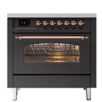 Превью картинка Центр варочный ILVE  P36FDDNSY матовый графит (фурн. медь) #1