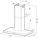 Превью картинка Т-образная вытяжка  KRONA FRANZISKA 600 INOX S #15
