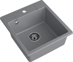 Превью картинка Кварцевая мойка GranFest GF-URBAN 245 Темно-серый #2