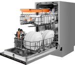Превью картинка Посудомоечная машина 45см встраиваемая Weissgauff BDW 4538 Touch Inverter Autoopen Timer Floor #16
