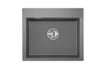 Превью картинка Кварцевая мойка GRANULA 5804, ГРАФИТ #3