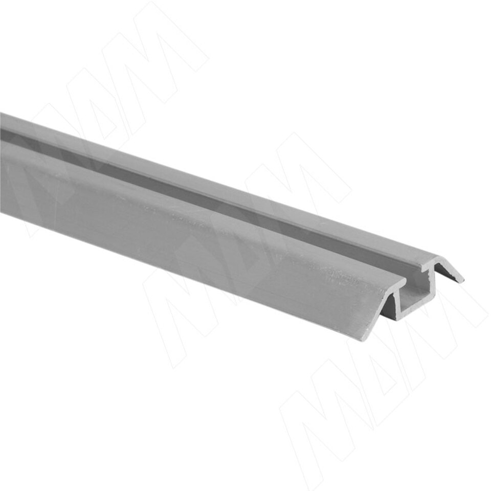 Фото PULSE INTEGRO Направляющая одинарная нижняя серебро, L-6000 (IN01051A)