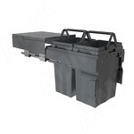 Превью картинка PULSE PROBOX F40 Система сортировки и хранения, 2 емкости (2x24), креп. фасада, полн.выдв., плавн.закр., крышка-полка, графит (MBN402-48DGMID) #3