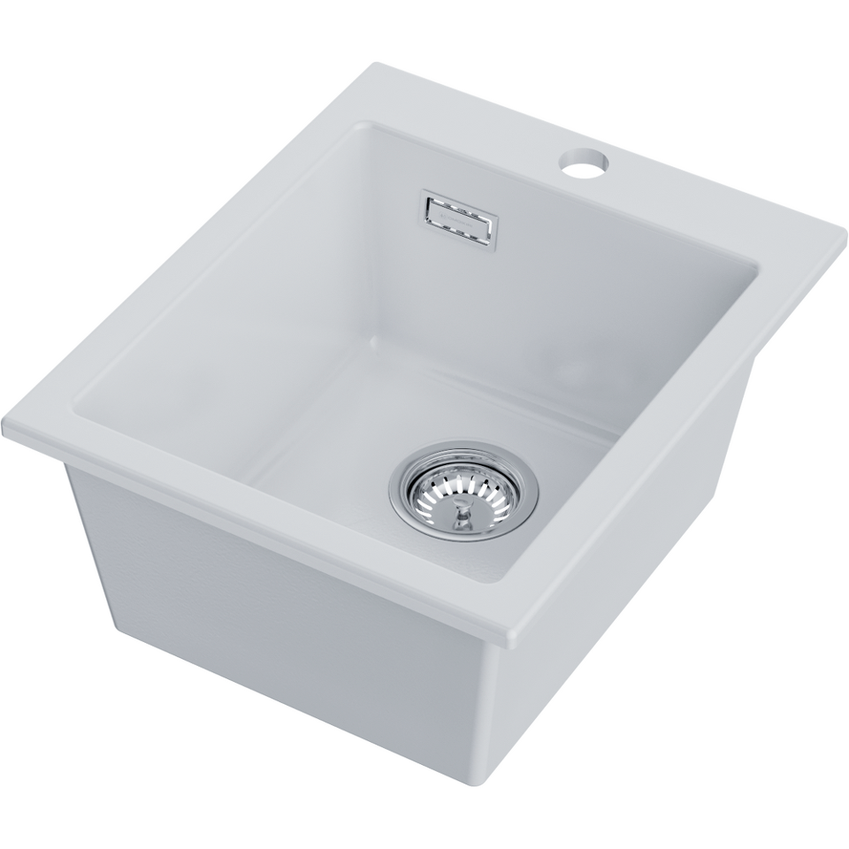 Фото Omoikiri Omishima 41-WH Glossy Natceramic/белый глянцевый