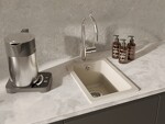 Превью картинка Гранитная мойка Rivelato BERKANA 25 подст.монтаж 1-чаш 305*455 Жасмин 701 #3