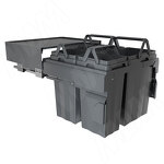 Превью картинка PULSE PROBOX MAX F60 Система сортировки и хранения, 4 емкости (2x13+2x24), креп. фасада, полн.выдв., плавн.закр., графит (MBN604-74DGMAX) #5