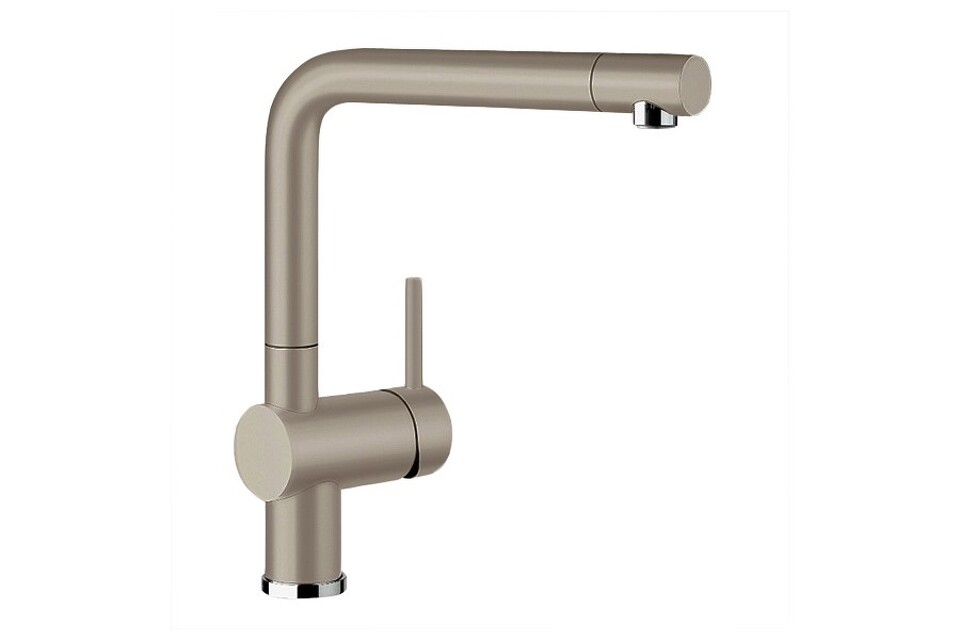 Фото Смеситель для кухни Blanсo LINUS серый беж