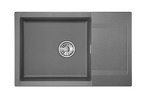 Превью картинка Кварцевая мойка GRANULA ES-7807, ГРАФИТ, кухонная мойка, кварц, ESTETICA #3