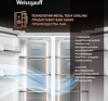 Превью картинка  Холодильник side by side Weissgauff WSBS 1036 Inverter NoFrost Premium White Glass #5