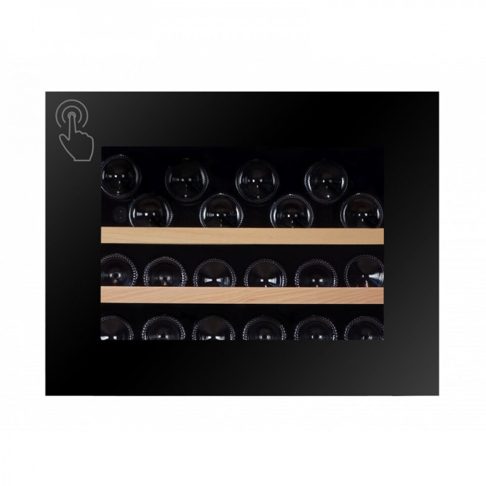 Фото Шкаф винный встраиваемый Винный холодильник (шкаф) компрессорный Dunavox 26 бут DAB-26.60B.TO