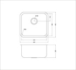 Превью картинка Металлическая мойка EMAR OL-U104 #6