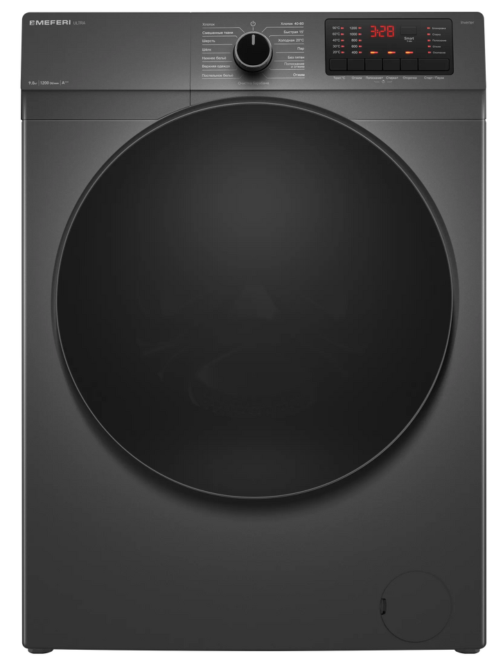 Фото Стиральная машина с фронтальной загрузкой Meferi MFW091216GR ULTRA