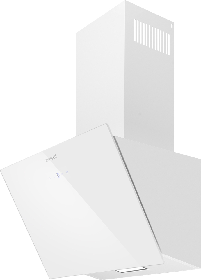 Фото Наклонная вытяжка Weissgauff Yota 500 Touch White Glass