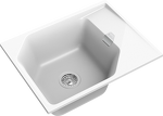 Превью картинка Кварцевая мойка Rivelato LOCUS 65 1-чаш 650*500 brina #2