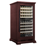 Превью картинка Шкаф винный  Meyvel Винный холодильник (шкаф) компрессорный MEYVEL MV99PRO-KBT2 (Спелая вишня) #1