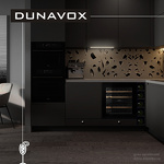 Превью картинка Шкаф винный встраиваемый Винный холодильник (шкаф) компрессорный Dunavox DAV-32.81DB.TO #7