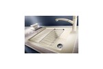 Превью картинка Гранитная мойка Blanсo ELON 45S SILGRANIT PuraDur белый с кл.-авт. InFino #3