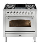 Превью картинка Центр варочный ILVE P09IDNE3/SSC нержавеющая сталь (фурн. хром) #1