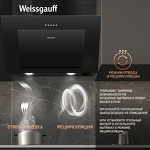 Превью картинка Наклонная вытяжка Weissgauff Yota 600 PB BL #7