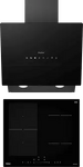 Превью картинка Haier индукционная варочная поверхность HHY-Y64WFLBH + вытяжка HVY-W672GBH #1