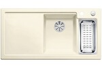 Превью картинка Гранитная мойка Blanсo AXON II 6 S (чаша справа) керамика PuraPlus глянцевый магнолия  с кл.-авт. InFino #1